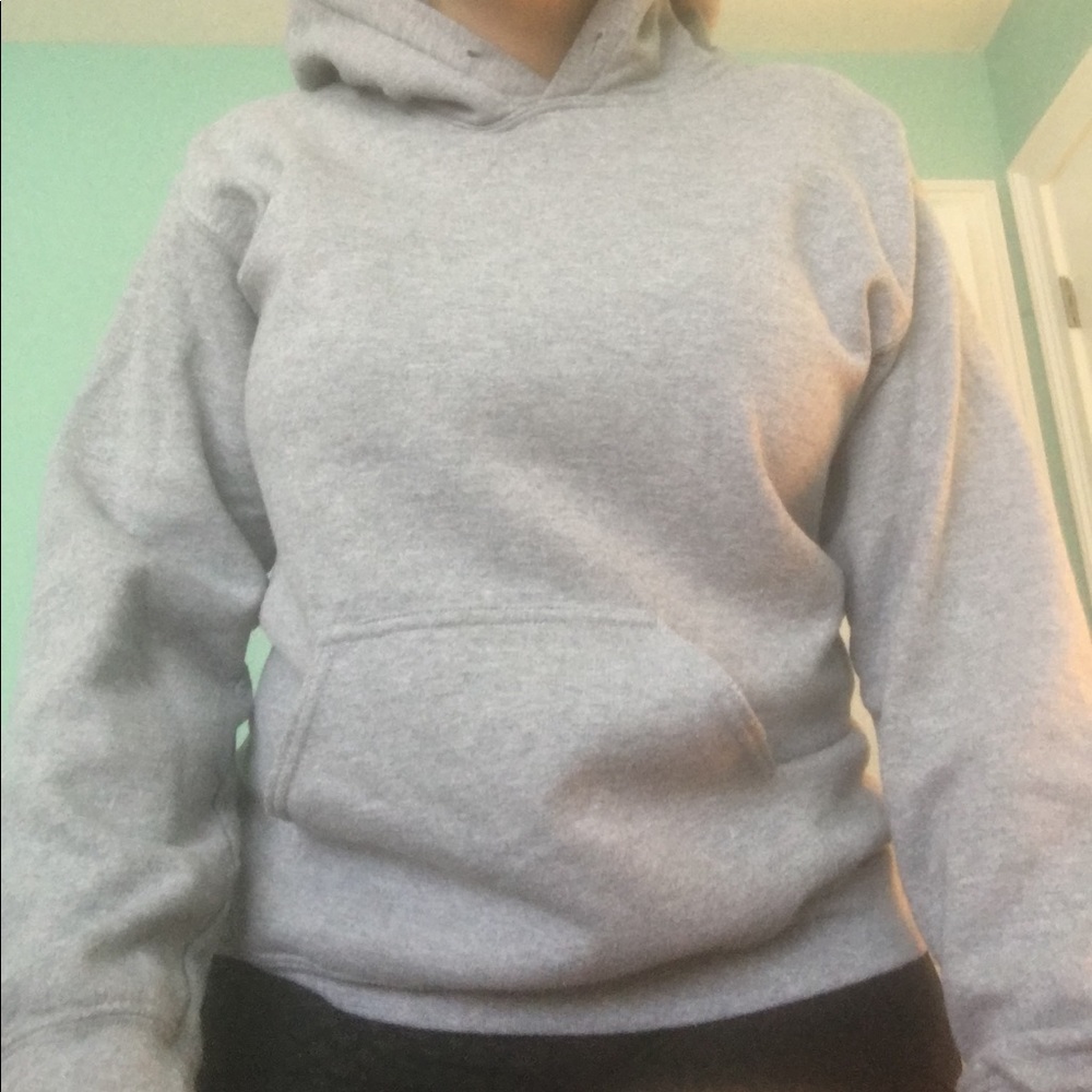 Gray hoodie